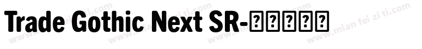 Trade Gothic Next SR字体转换